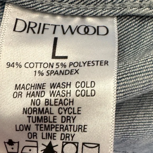 Driftwood large Embroidered Denim Jacket - Picture 9 of 13